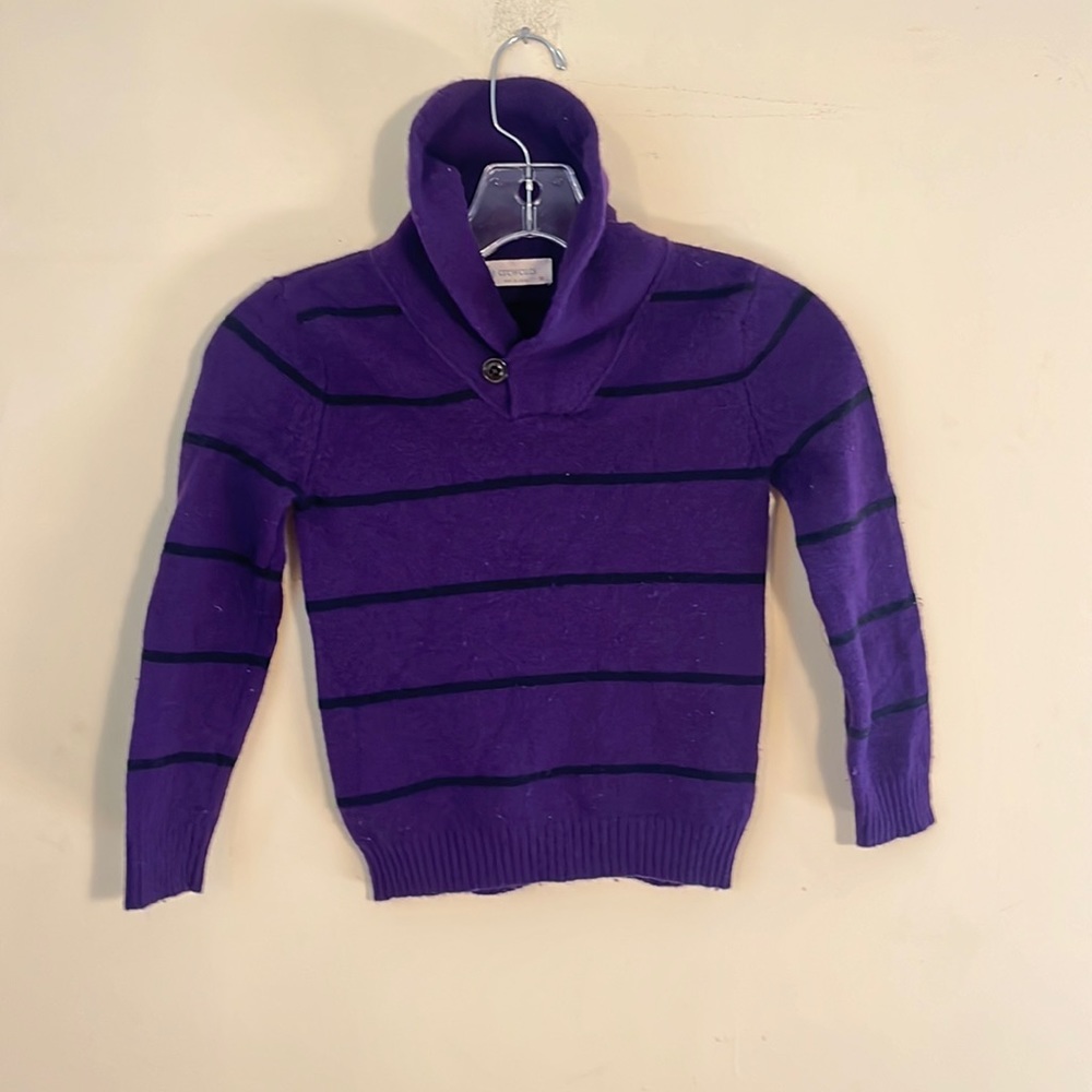 Jcrew Crewcuts Lambswool Sweater Shawl Neck Size M Boys ( 2-7)